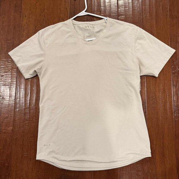 BYLT Premium Basics Short Sleeve In Tan - Picture 1 of 4